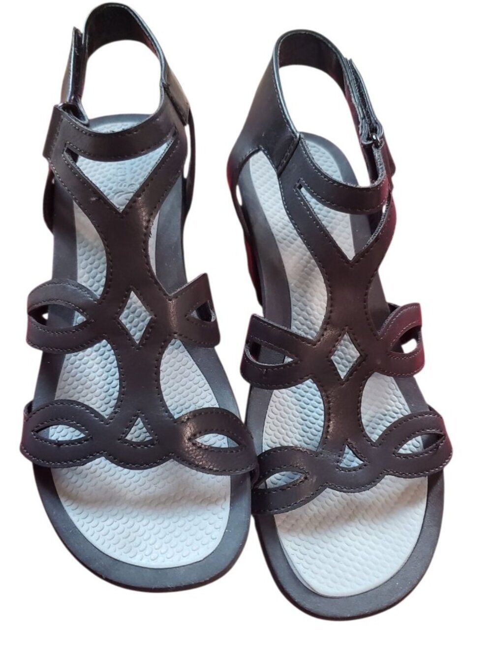 Baretraps Reverie Rebound Wedge Sandals Women Black Size 9.5 - Picture 2 of 10